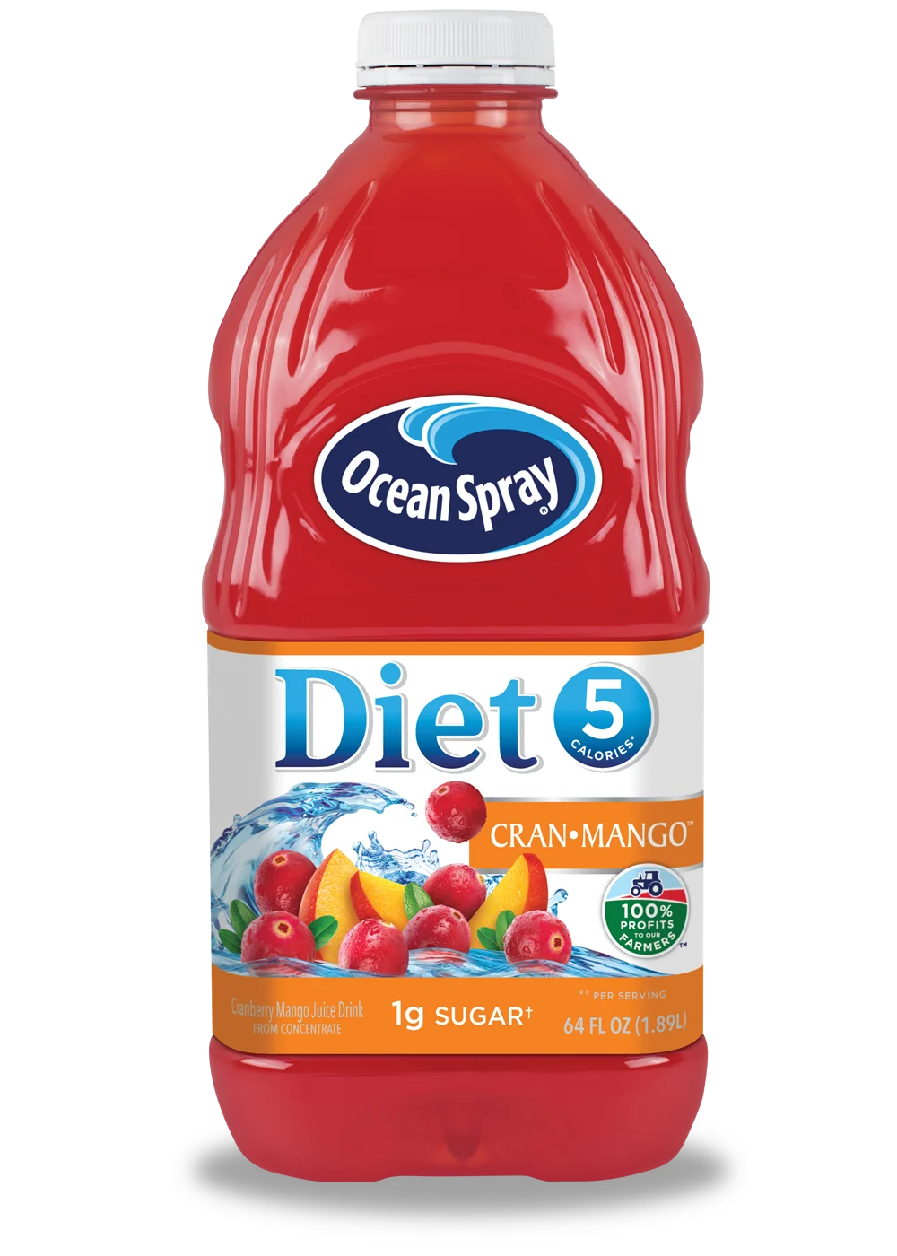 Bebida de Cranberry Y Mango Baja En Calorías 64oz