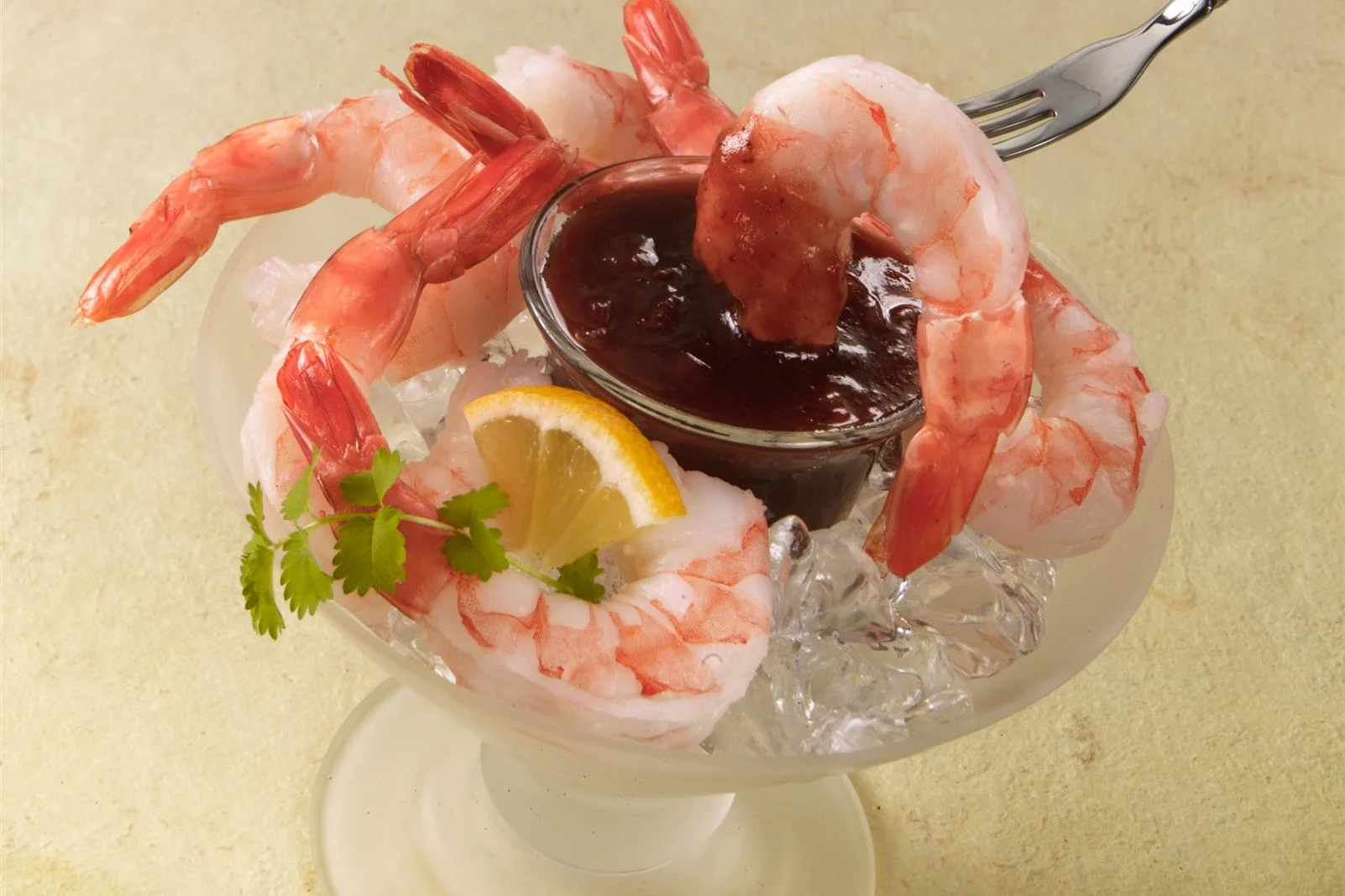 Cóctel de camarones con cranberries Ocean Spray