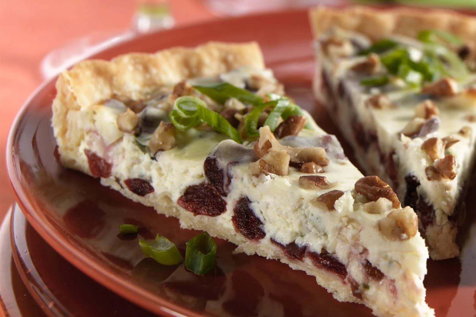Tarta de queso gorgonzola y cranberries Ocean Spray
